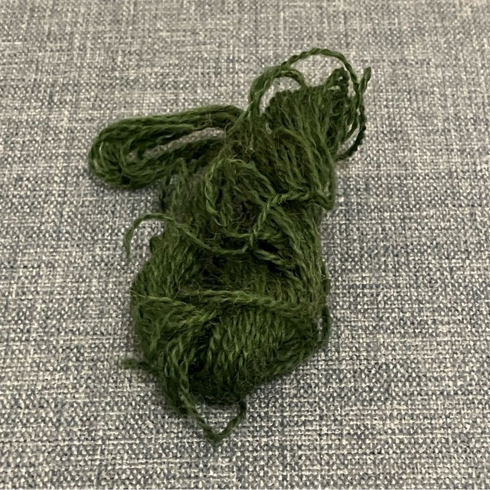 Green Needlepoint Thread Yarn